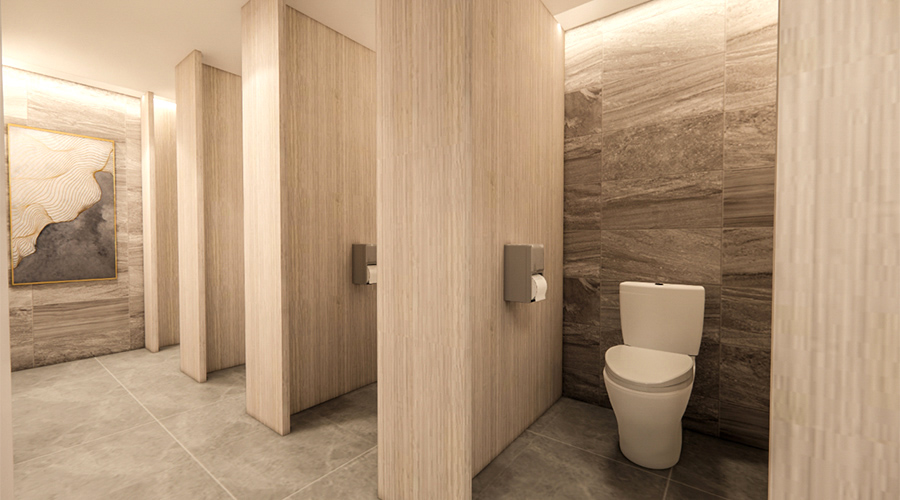 焦點空間設計｜合晶科技-廁所改裝｜商業空間